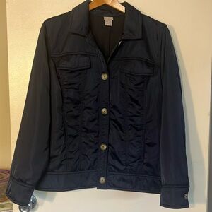 Chico’s size 3 navy blue jacket
